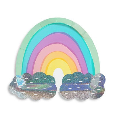 Over The Rainbow Plates (8 pack)