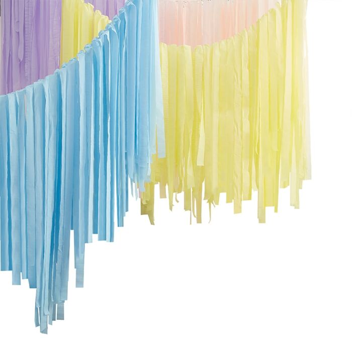 Pastel Streamer Hanging Kit