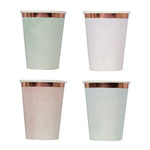 Pastel Watercolour Cups (8 pack)