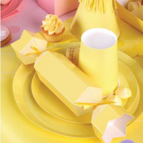 Pastel Yellow Milk Boxes (10 pack)