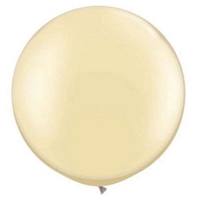 Pearl Ivory Giant 75cm Round Balloon