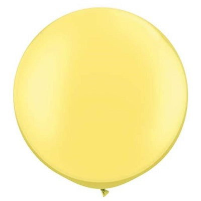 Pearl Lemon Giant 75cm Round Balloon