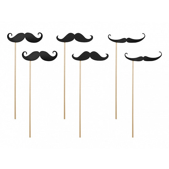 Moustache Photo Props (6 pack)