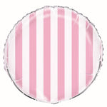 Pink & White Stripe Balloon