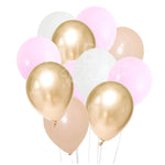 INFLATED Pink & Gold Balloon Bouquet (PICKUP)
