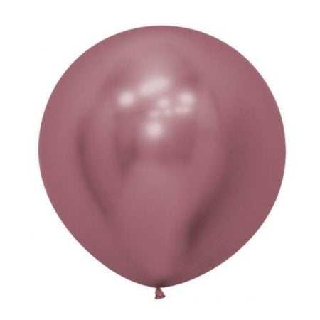 Pink Reflex 60cm Round Balloon
