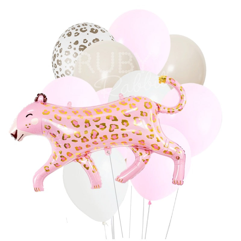 safari pink balloon
