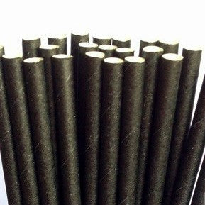 Black Straws (25 pack)