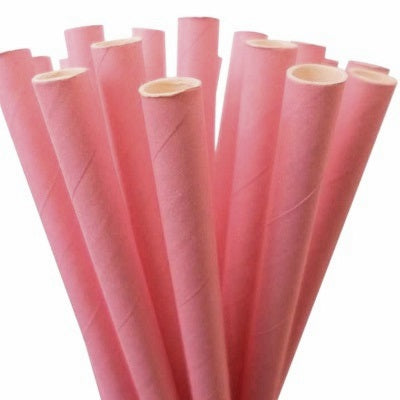 Pink Straws (25 pack)