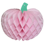 Light Pink Honeycomb Pumpkin