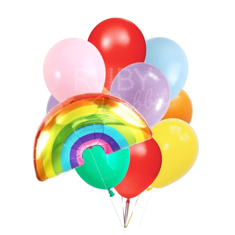 INFLATED Rainbow Balloon Bouquet (PICKUP)