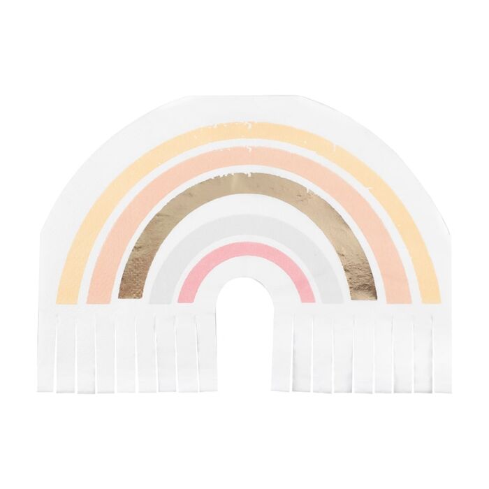 Rainbow Fringe Napkins (16 pack)