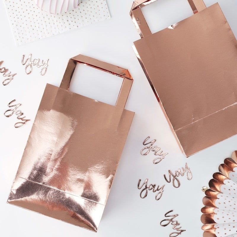 Rose Gold Favour Bags (5 pack)