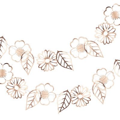 Rose Gold Flower Garland