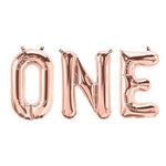 Rose Gold 'ONE' Balloons
