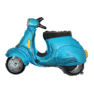 Blue Scooter Balloon