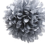 Silver Tissue Pom Pom