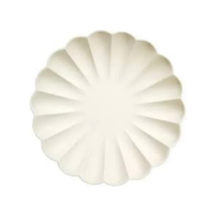 Cream Eco Small Plates (8 pack)