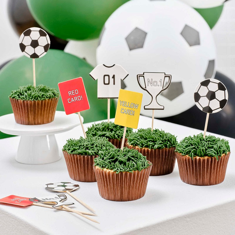 Soccer Cupcake Toppers (12 pack)