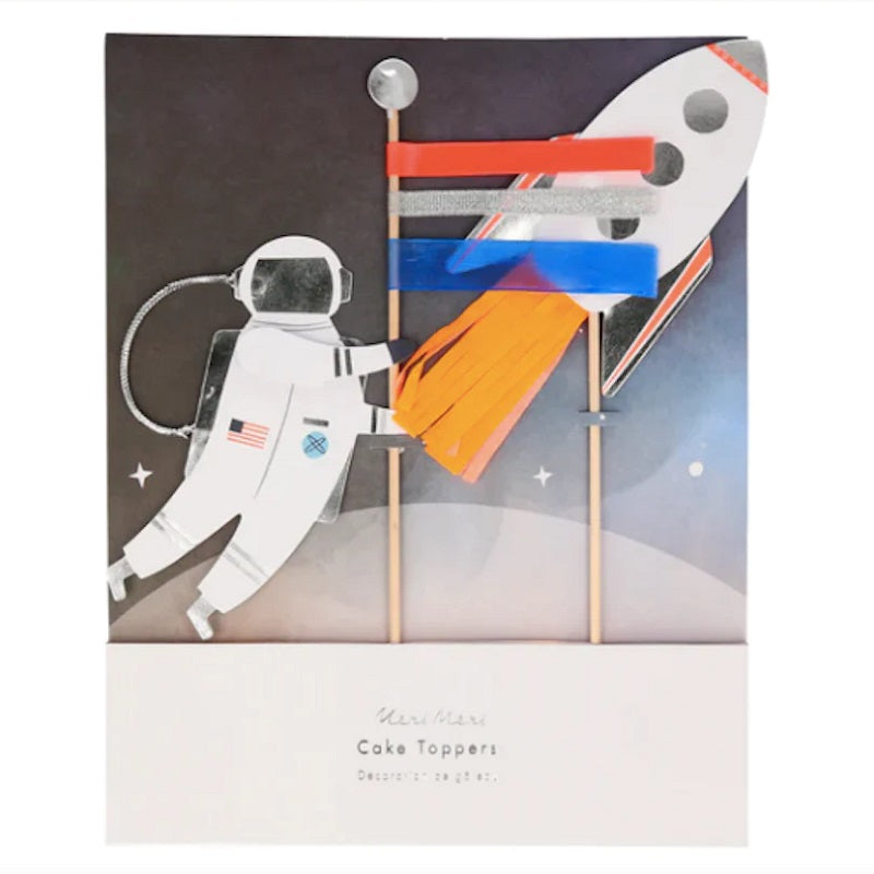 Space Cake Topper (2 pack)