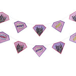 Pink Superhero Bunting