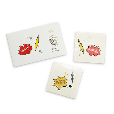 Superhero Temporary Tattoos (2 pack)