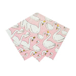 We Heart Swans Cocktail Napkins (16 pack)