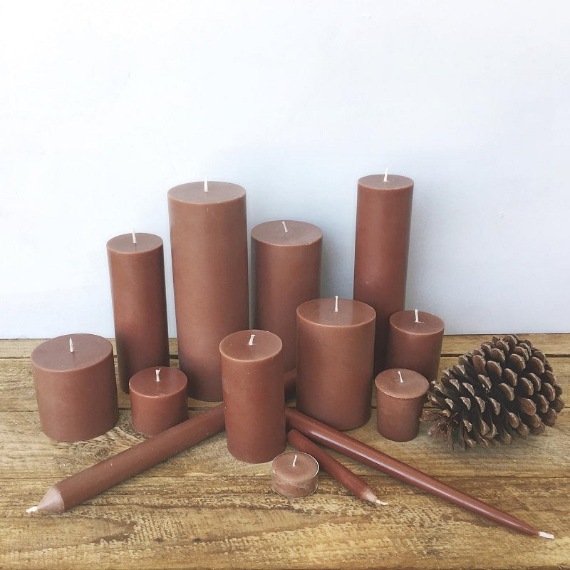 Chocolate Taper Candles (4 pack)