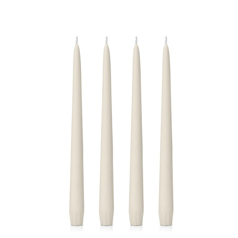 Ivory Taper Candles (4 pack)