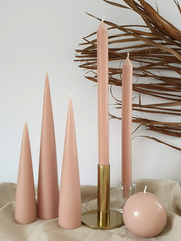 Latte Taper Candles (4 pack)