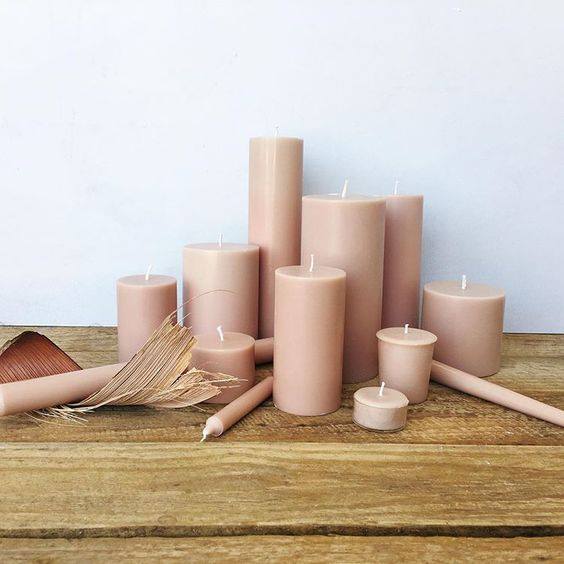 Latte Taper Candles (4 pack)