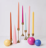 Magenta Taper Candles (4 pack)