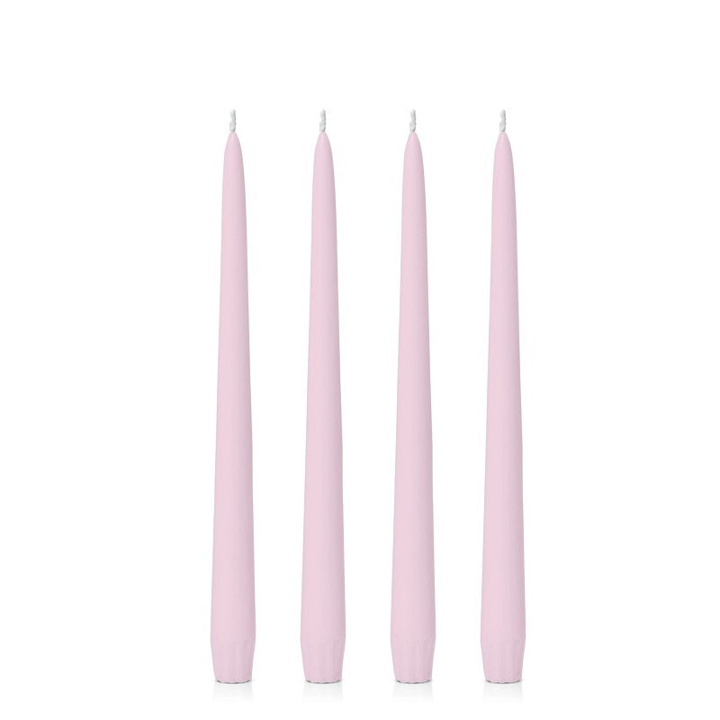 Pastel Pink Taper Candles (4 pack)