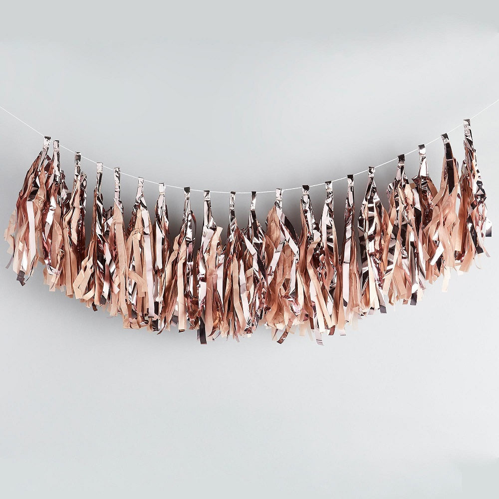 Rose Gold Tassel Garland