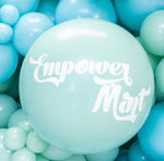 Empower Mint Giant 90cm Round Balloon