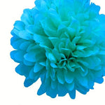 Turquoise Blue Tissue Pom Pom