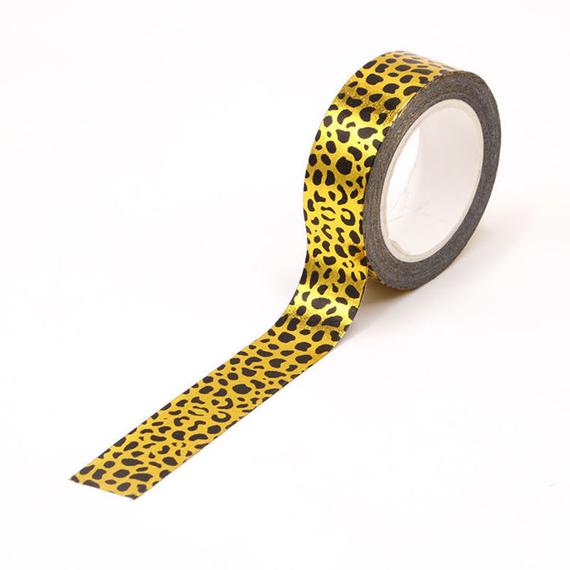 Gold Leopard Washi Tape (10m)