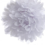 White Tissue Pom Pom