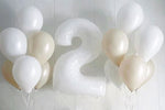 Bright White Giant Number Balloon (4, 5, 7, 8, 9, 0 left!)