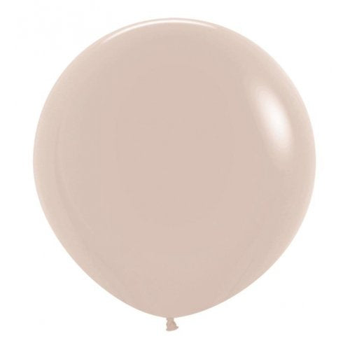White Sand 60cm Round Balloon