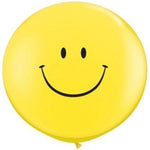 INFLATED Yellow Smiley Giant Balloon (PICKUP)