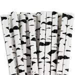 Zebra Print Straws (25 pack)