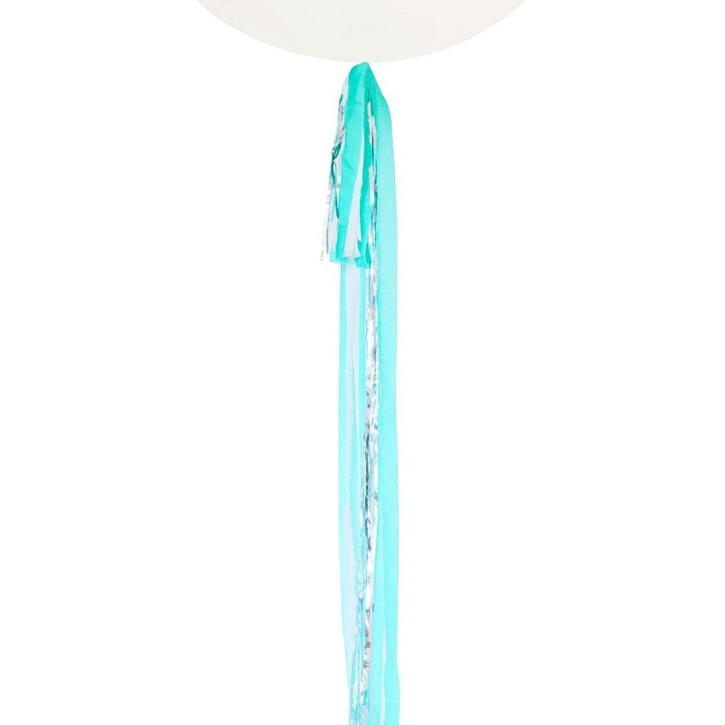 Turquoise & Silver Balloon Tail