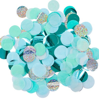 Blue & Mint Confetti