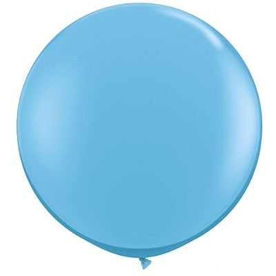 Pale Blue Giant 90cm Round Balloon