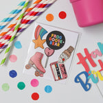 Retro Fun Sticker Set (5 pack)