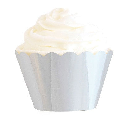 Silver Foil Cupcake Wrappers (12 pack)
