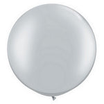 Silver Giant 75cm Round Balloon